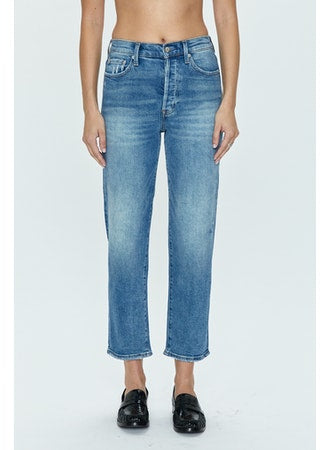 Charlie - High Rise Classic Straight Jeans