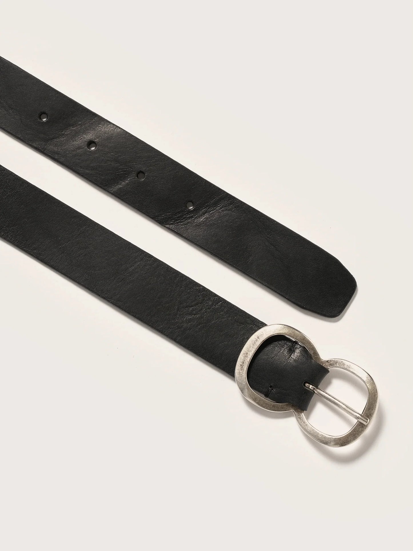 Sabas Leather Belt- Black