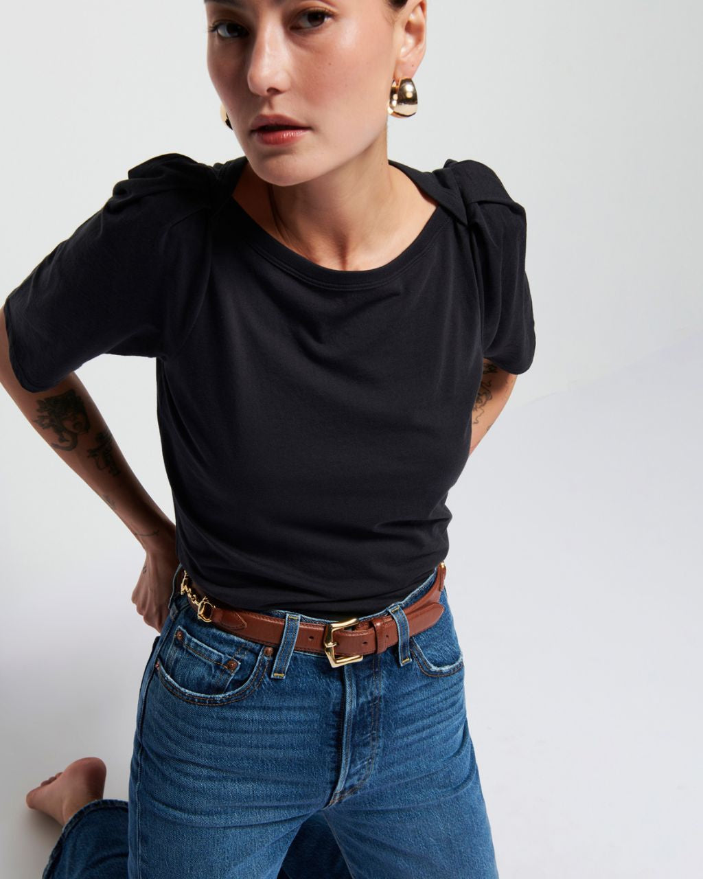 Deana Solid Envelope T-Shirt