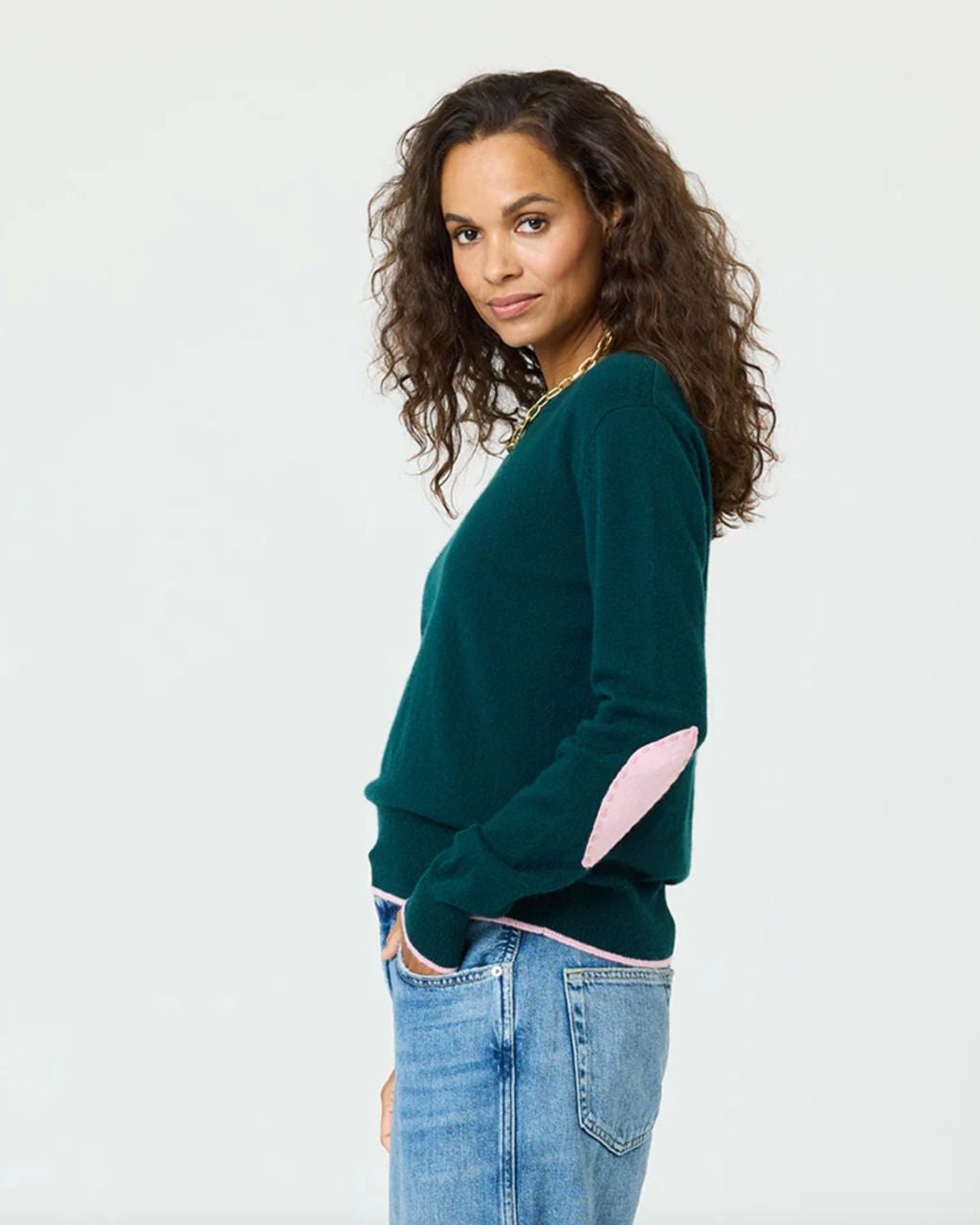 Patchwork Cashmere Sweater