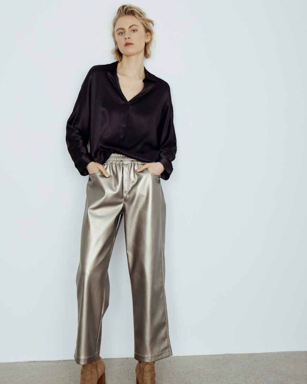 Harlow Faux Leather Pant