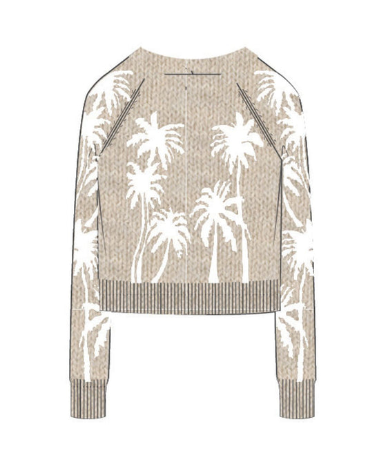 Palm Tree Reversible Crew