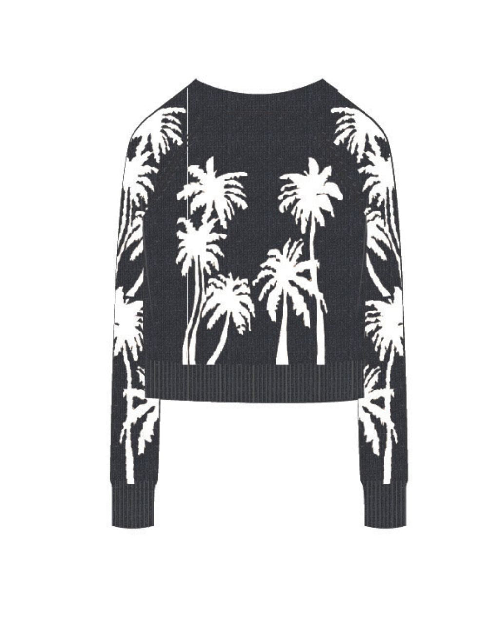 Palm Tree Reversible Crew