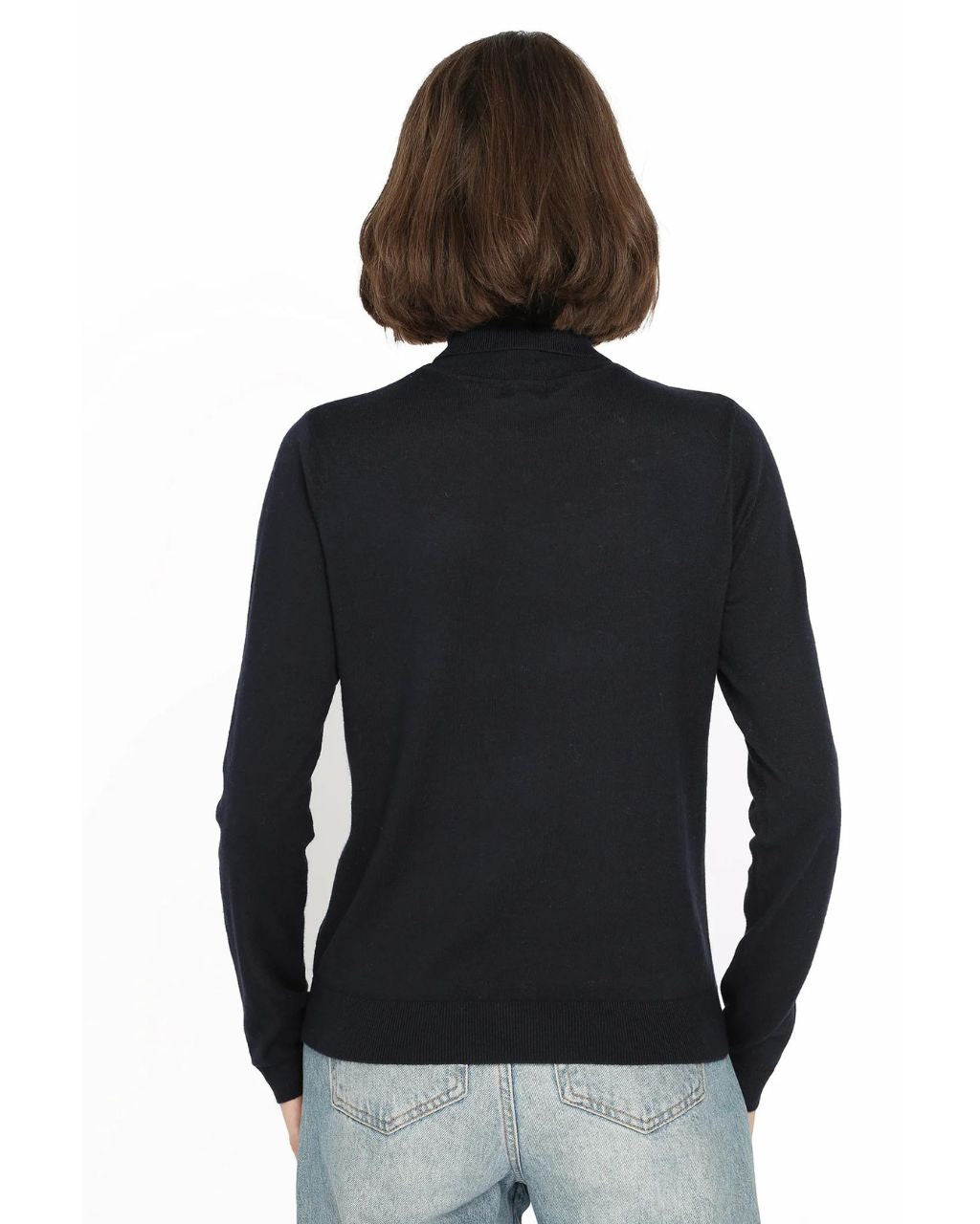 Cotton Cashmere Turtleneck