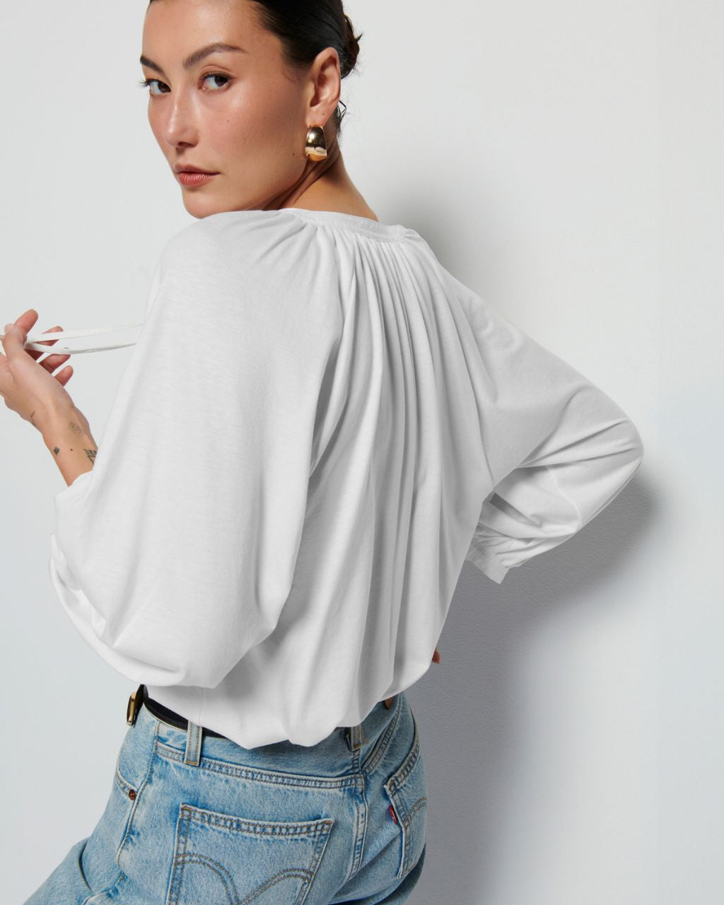 Brylee Peasant Top