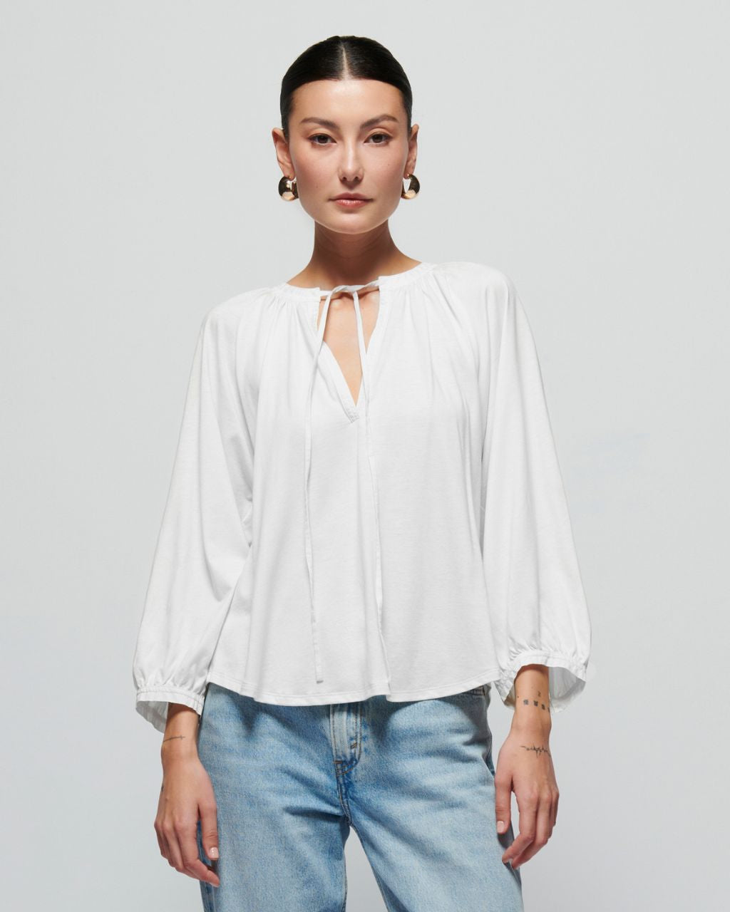 Brylee Peasant Top