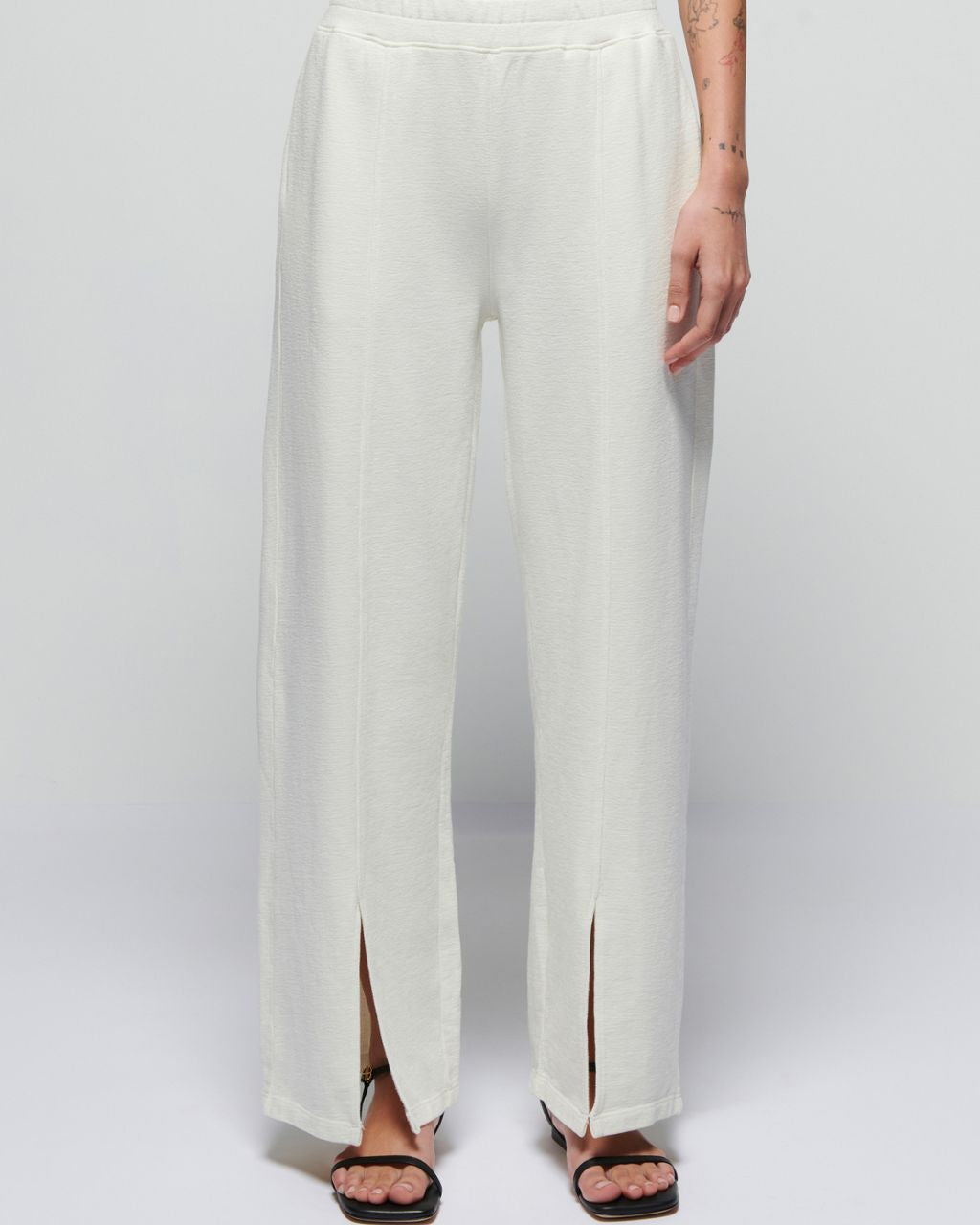 Lincoln Front Slit Knit Pant