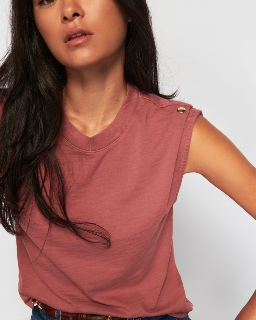 Marina Muscle Tee w/Shoulder Grommet - Multiple colors available