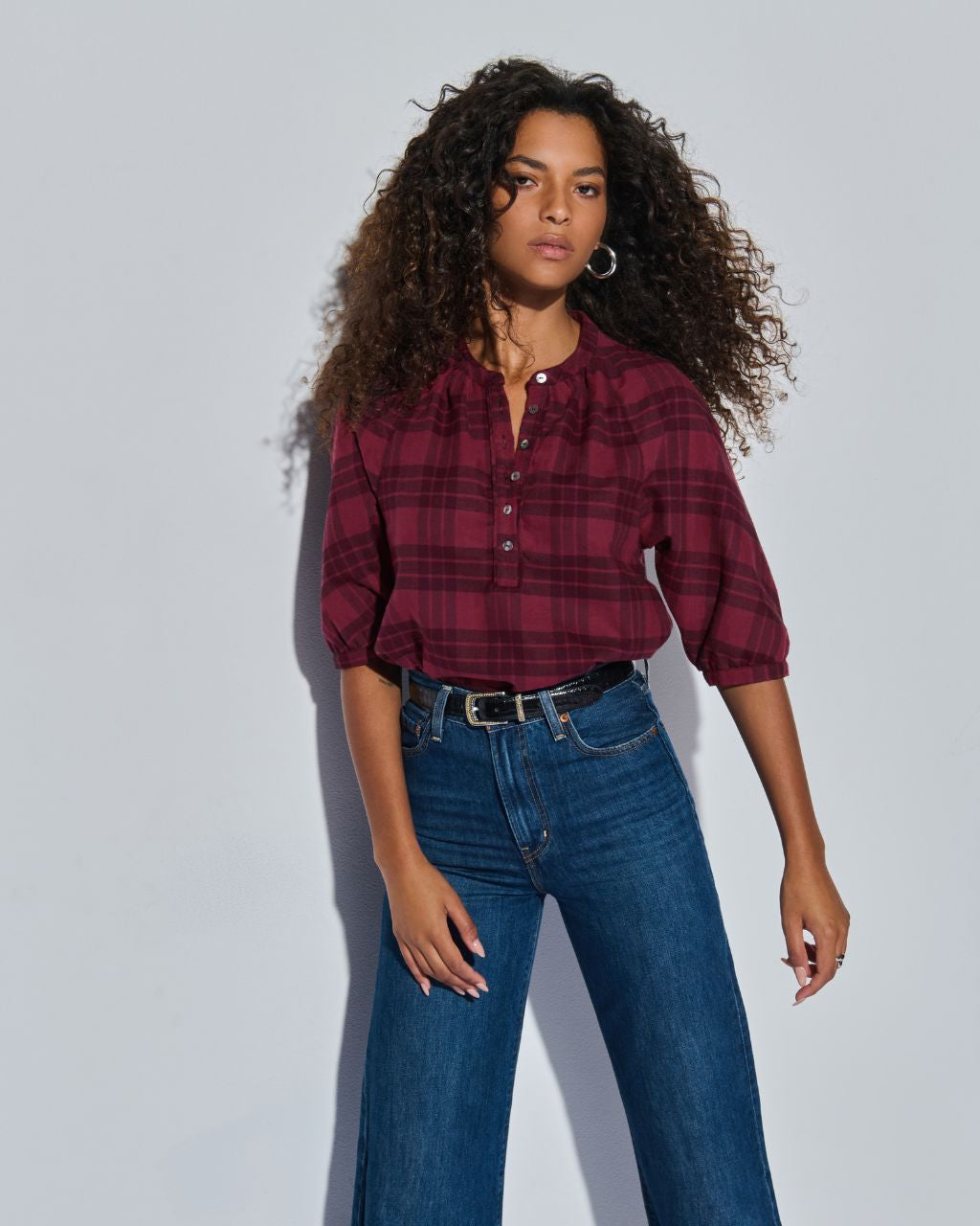 May Flannel Top