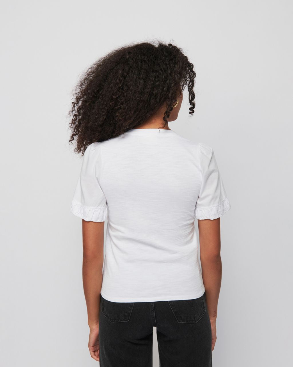 Sedona Tee with Poplin Elastic