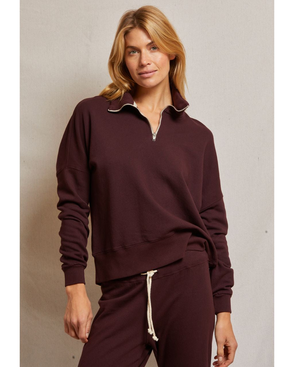 Maren French Terry Half Zip