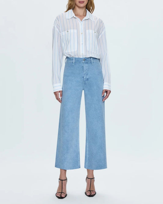 Penny Crop Pant - Frost Blue