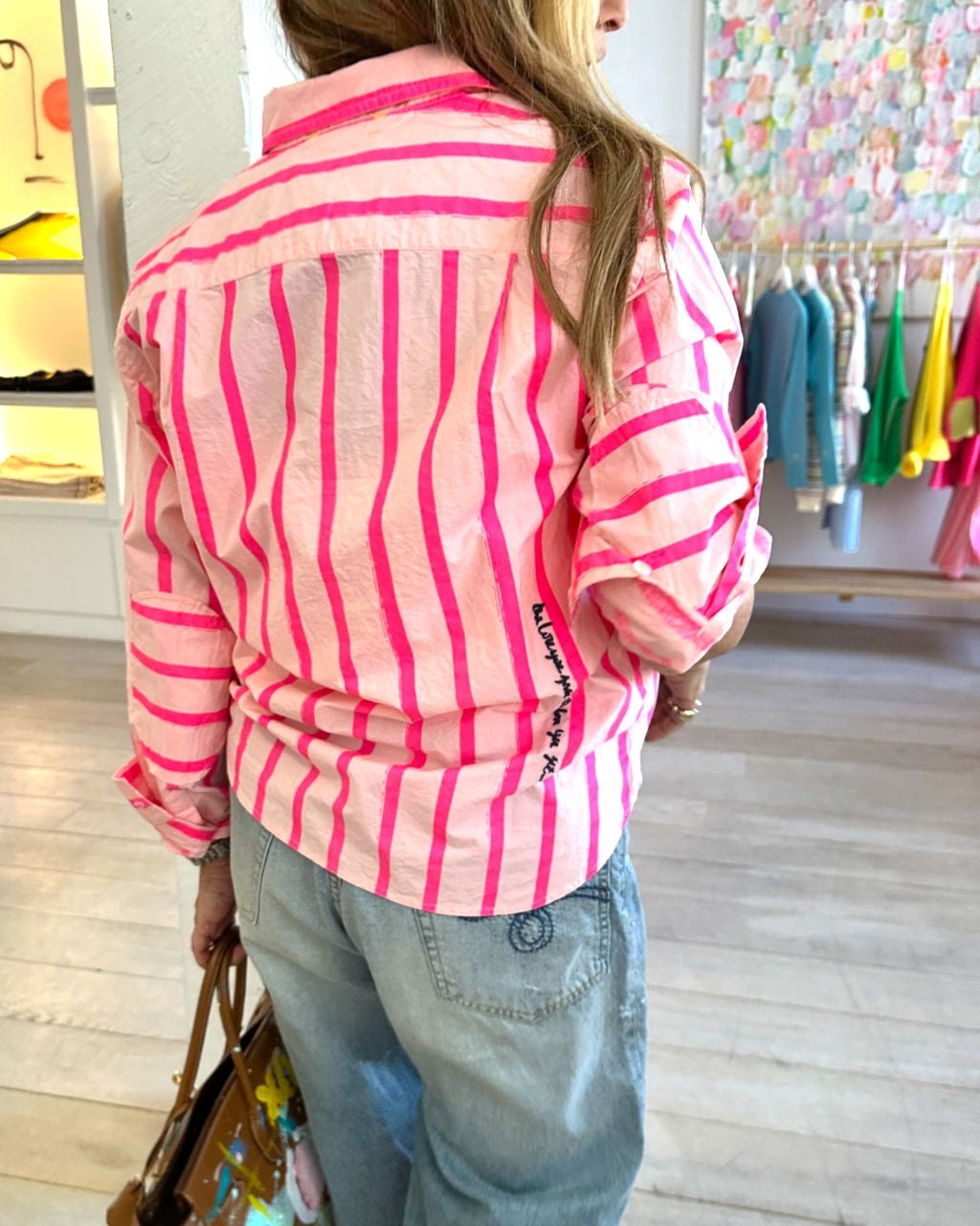 Pia Wide Stripe Shirt