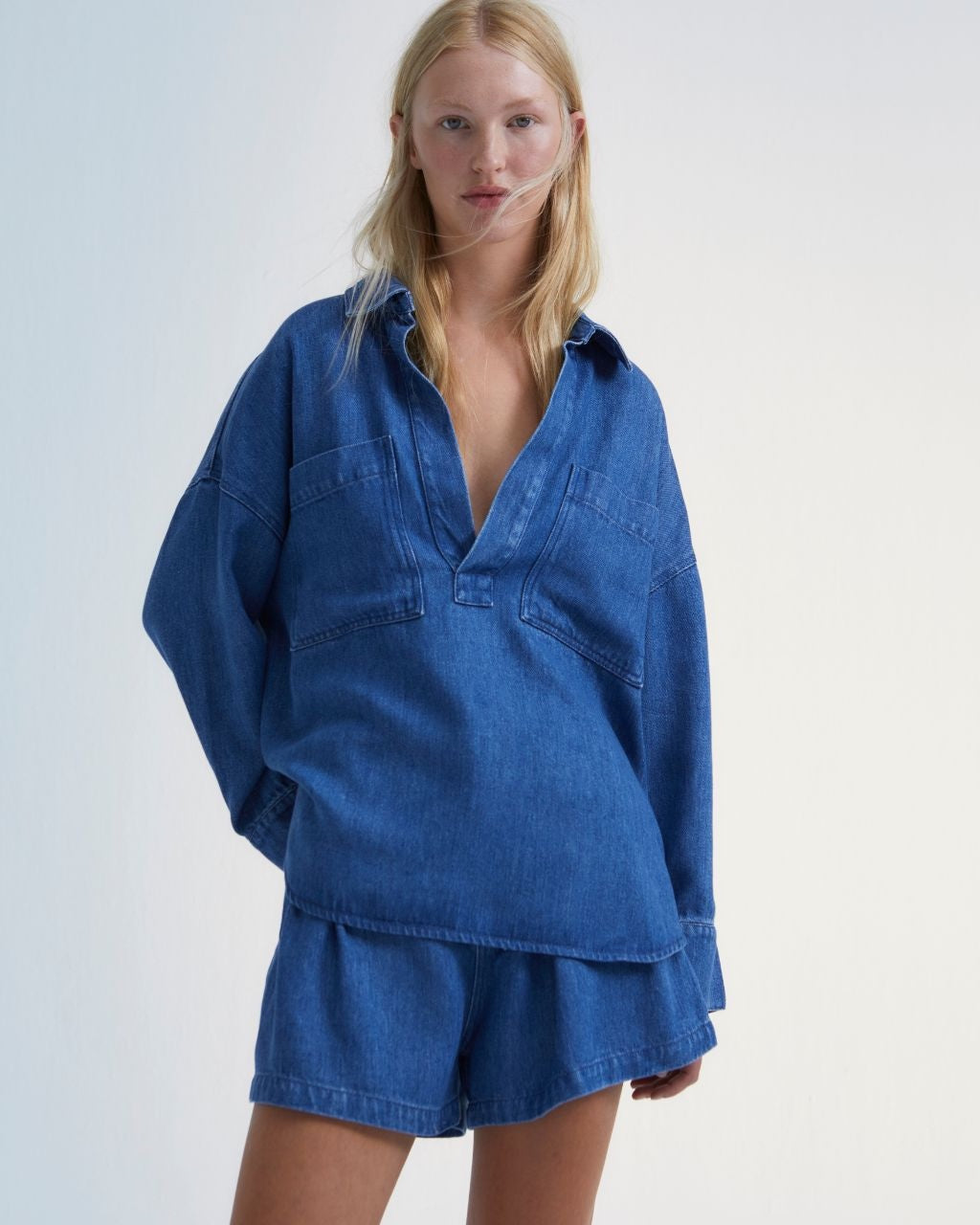 Woodland Denim Woman Blouse