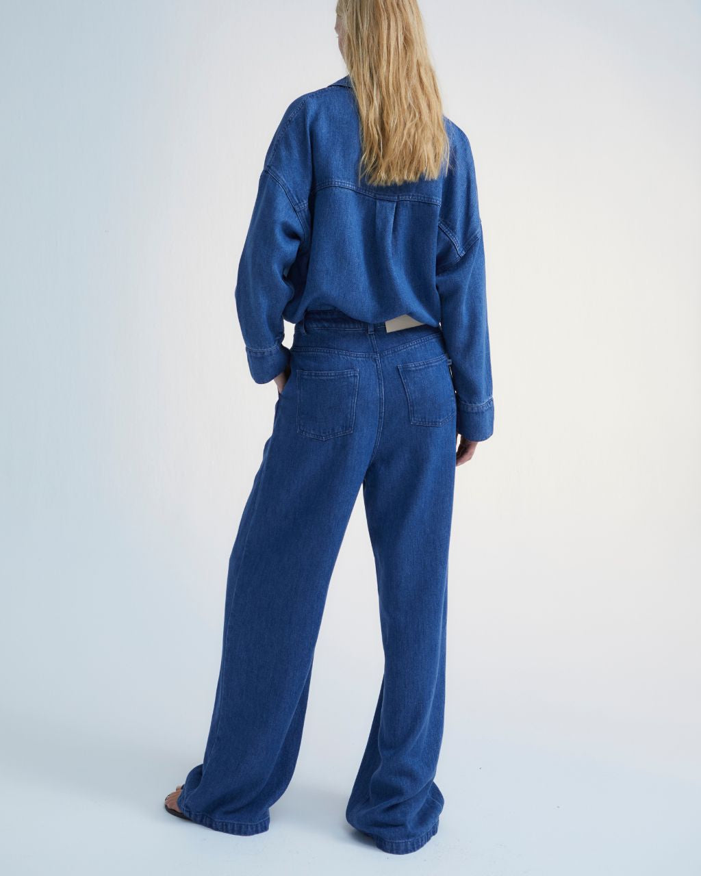 Woodland Denim Woman Pant Blue